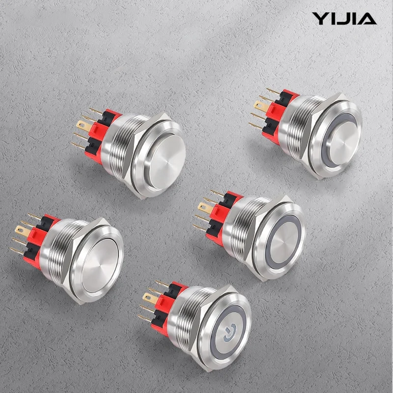 Interruptor de botón 2no de 16 mm