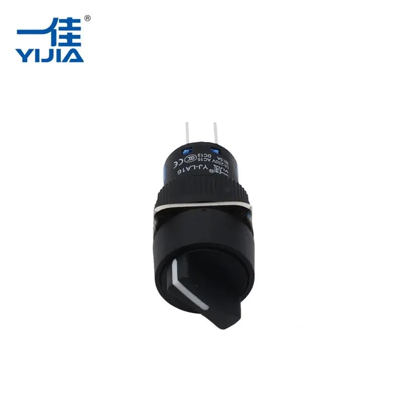 ¿Cómo mejora un interruptor selector de plástico los sistemas de control industrial?