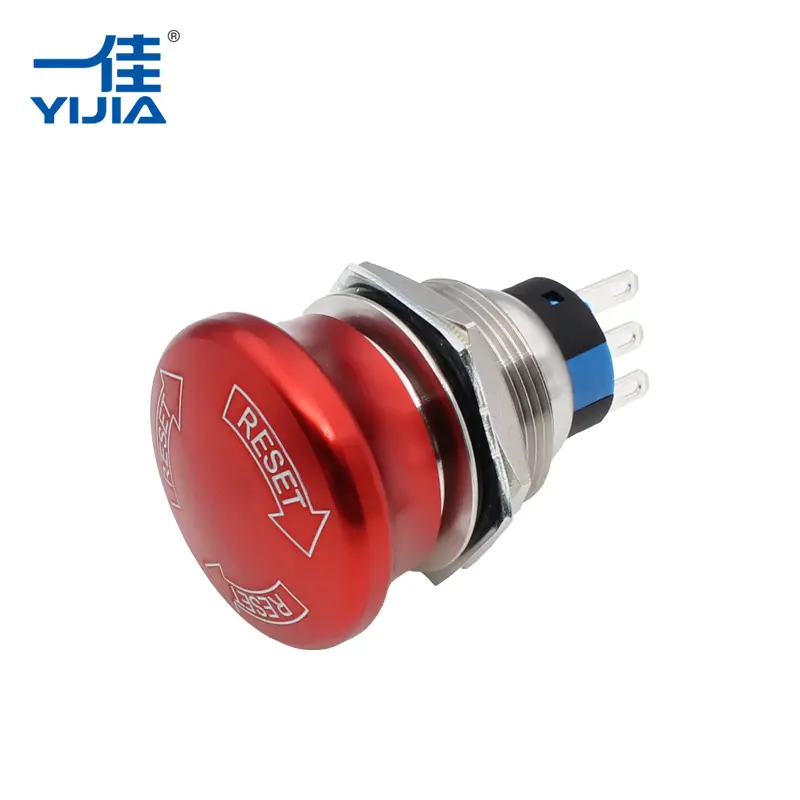 ¿Qué hace que el botón de emergencia rojo Yijia sea ideal para sistemas de control de seguridad industrial?