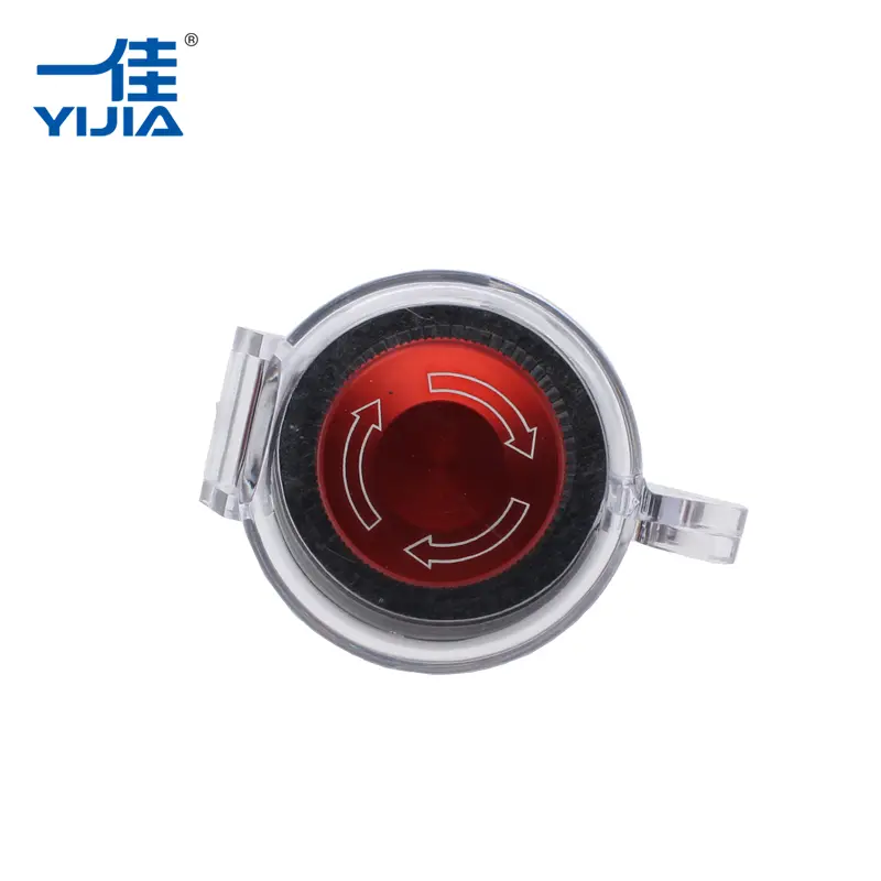 Botón de parada de emergencia cubierta