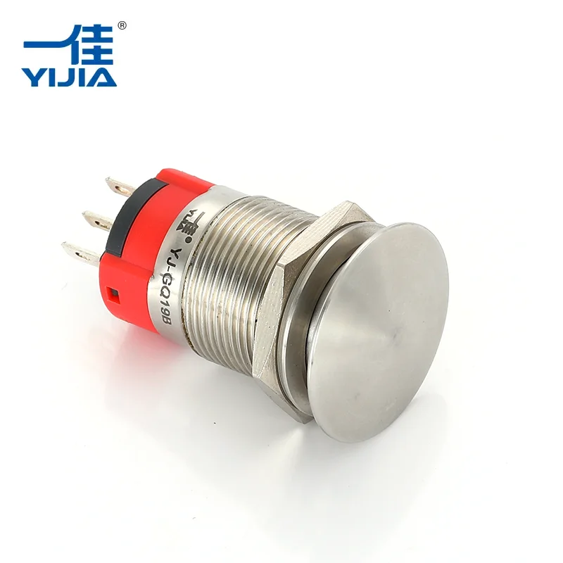 Interruptor de botón de hongos de metal Interruptor de botón de hongos de metal